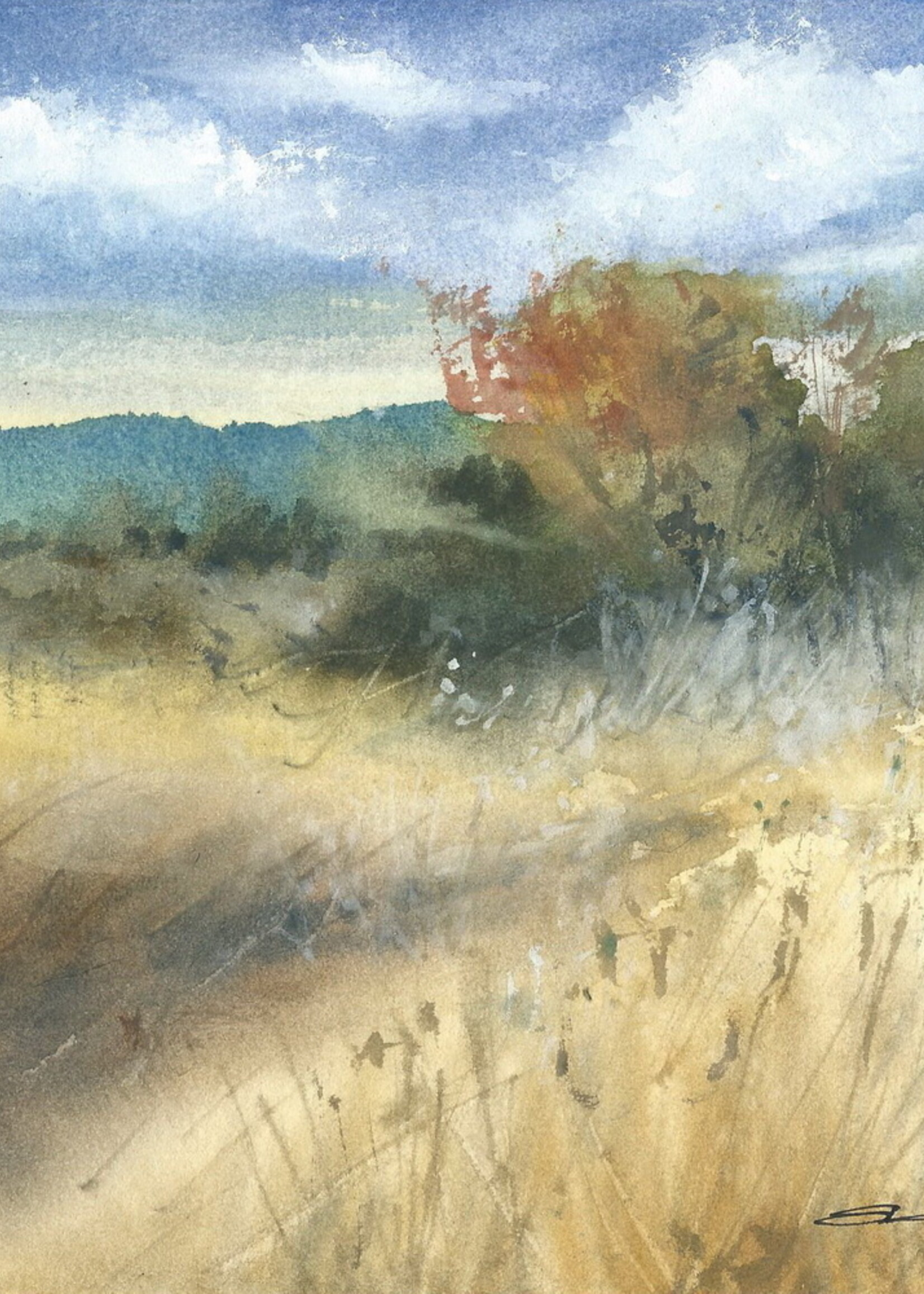 Viktor Kramarenko Among Golden Fields 8 x 10 | Muse Gallery