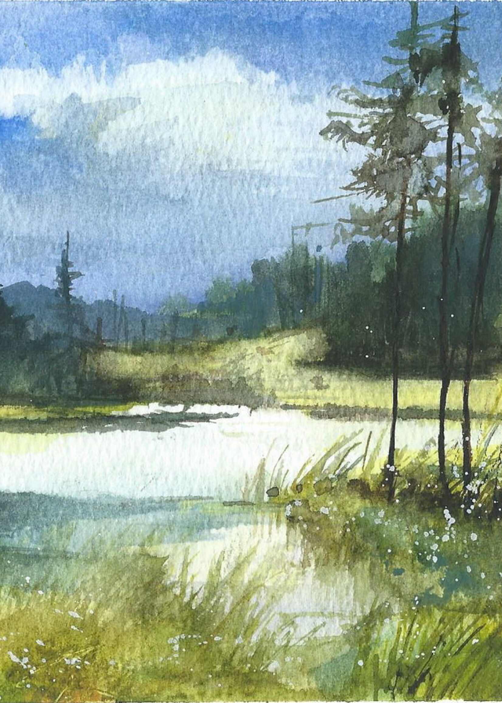 Viktor Kramarenko Nature's Quiet Harmony 5.5 x 8 | Muse Gallery