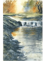 Viktor Kramarenko | Golden Cascades | 6 x 9 | Muse Gallery