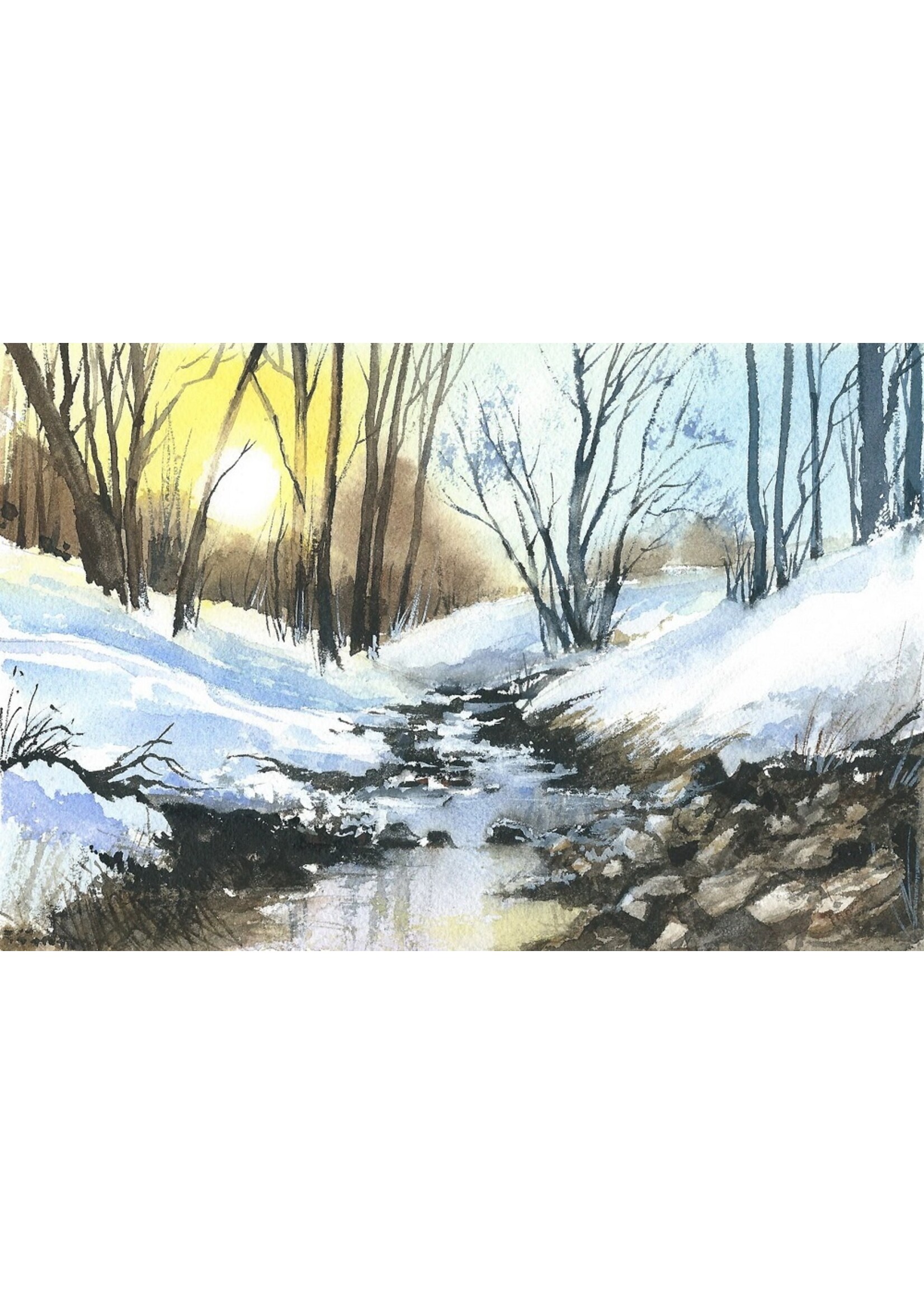 Viktor Kramarenko | In Gentle Winter | 6 x 9 | Muse Gallery