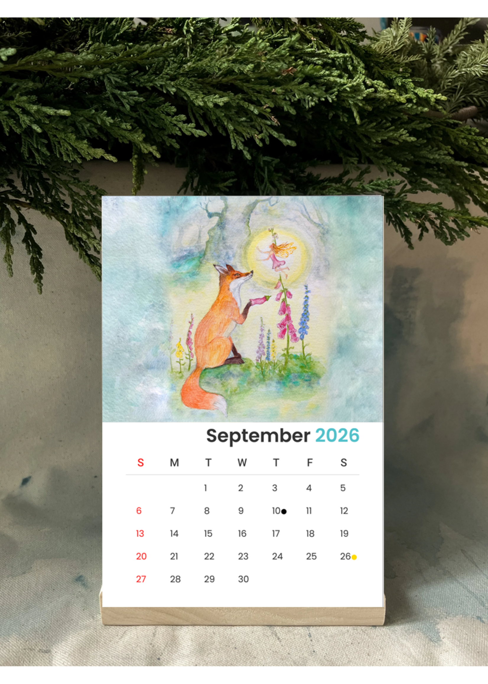 My Muses Card Shop My Muses Desk Calendars 2026