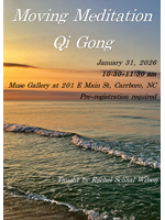 Rachel E Schaal Wilson Moving Meditation Qi Gong with Rachel ( Jan 31st , 10:30 am - 11:30 am  )