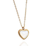 Aryenne Jewelry & Suncatchers Aryenne Jewelry & Suncatchers White Agate Heart Necklace