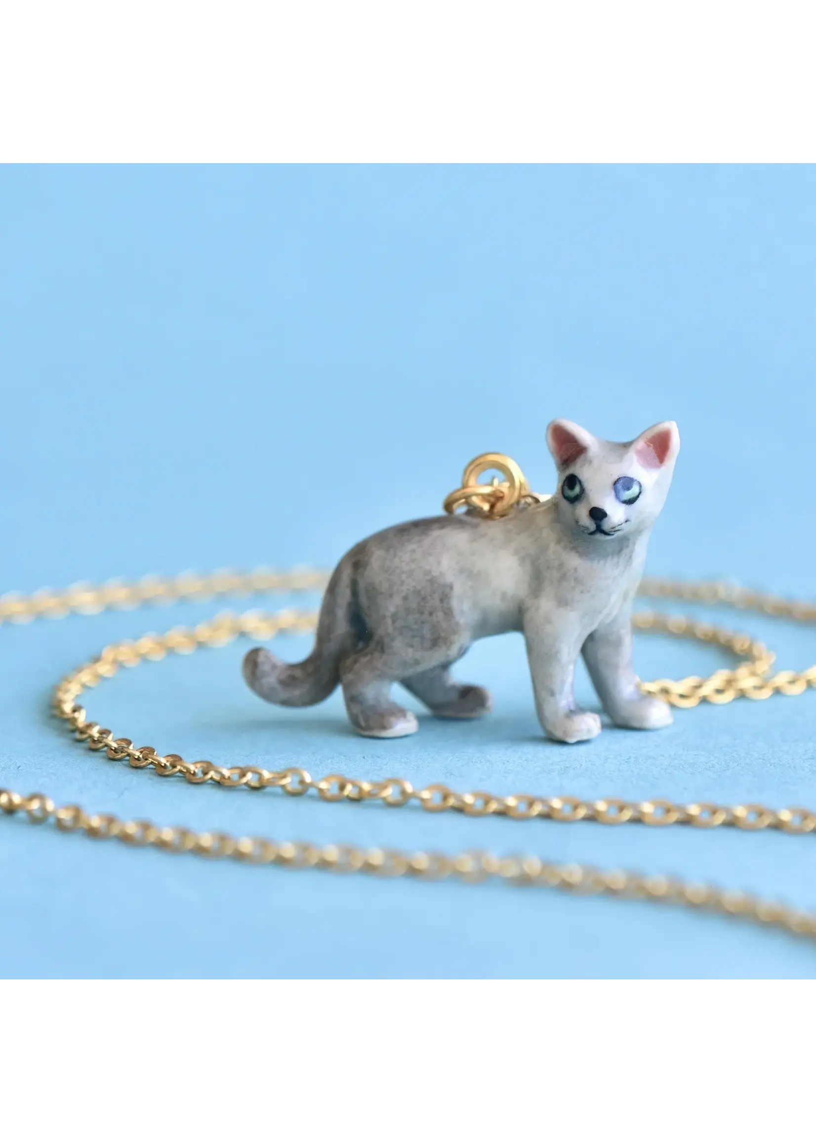 Camp Hollow Camp Hollow Grey Cat Necklace