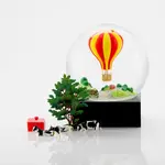 Cool Snow Globes CoolSnowGlobes CS332-UPUP Hot Air Balloon