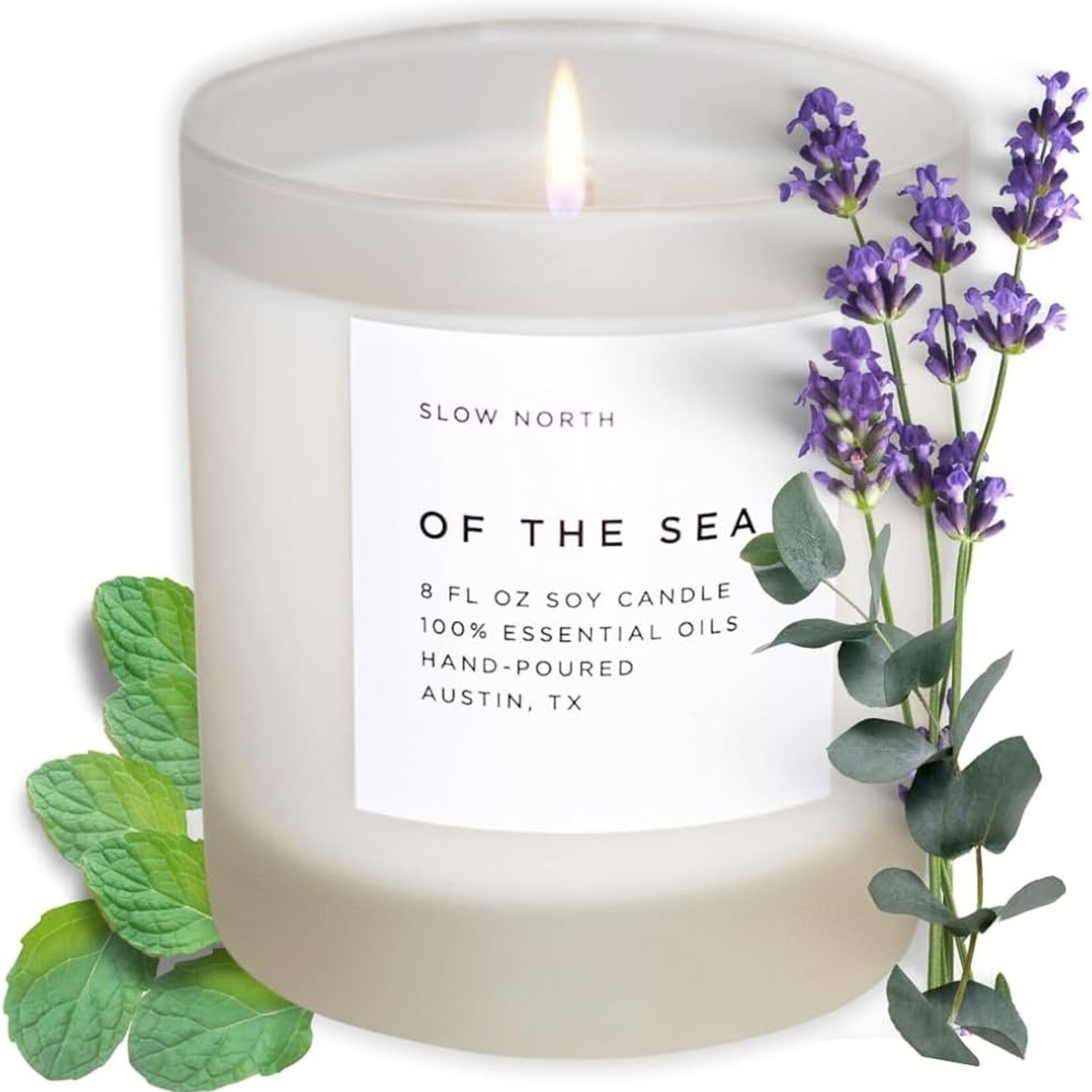 slow north Slow North Of the Sea Frosted Candle