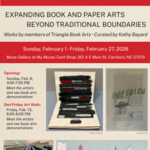 Muse Gallery MUSE Gallery Opening Reception & Demo | Pulp / Fiction  with Triangle Book Arts (Feb 8th, 2026)