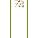 Alice's Cottage Magnetic Note Pad Hummingbird