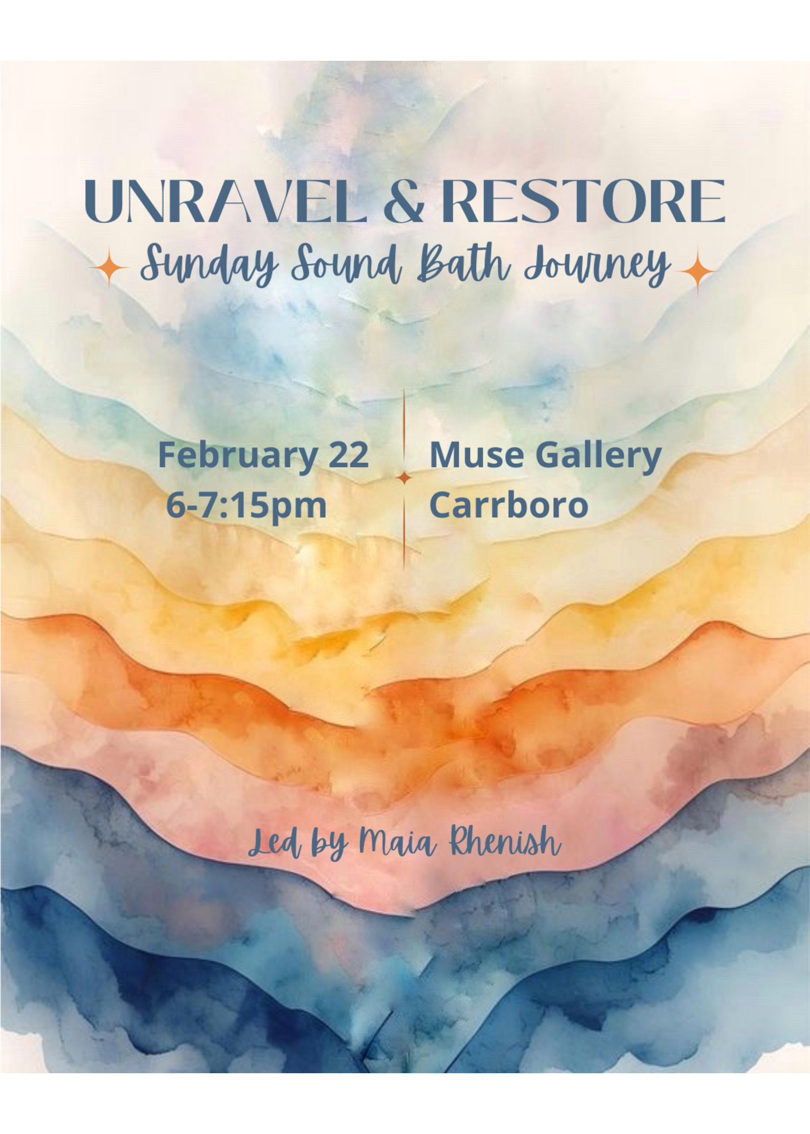 Unravel & Restore: A Winter Sound Bath Journey with Maia (Feb 22, 2026)