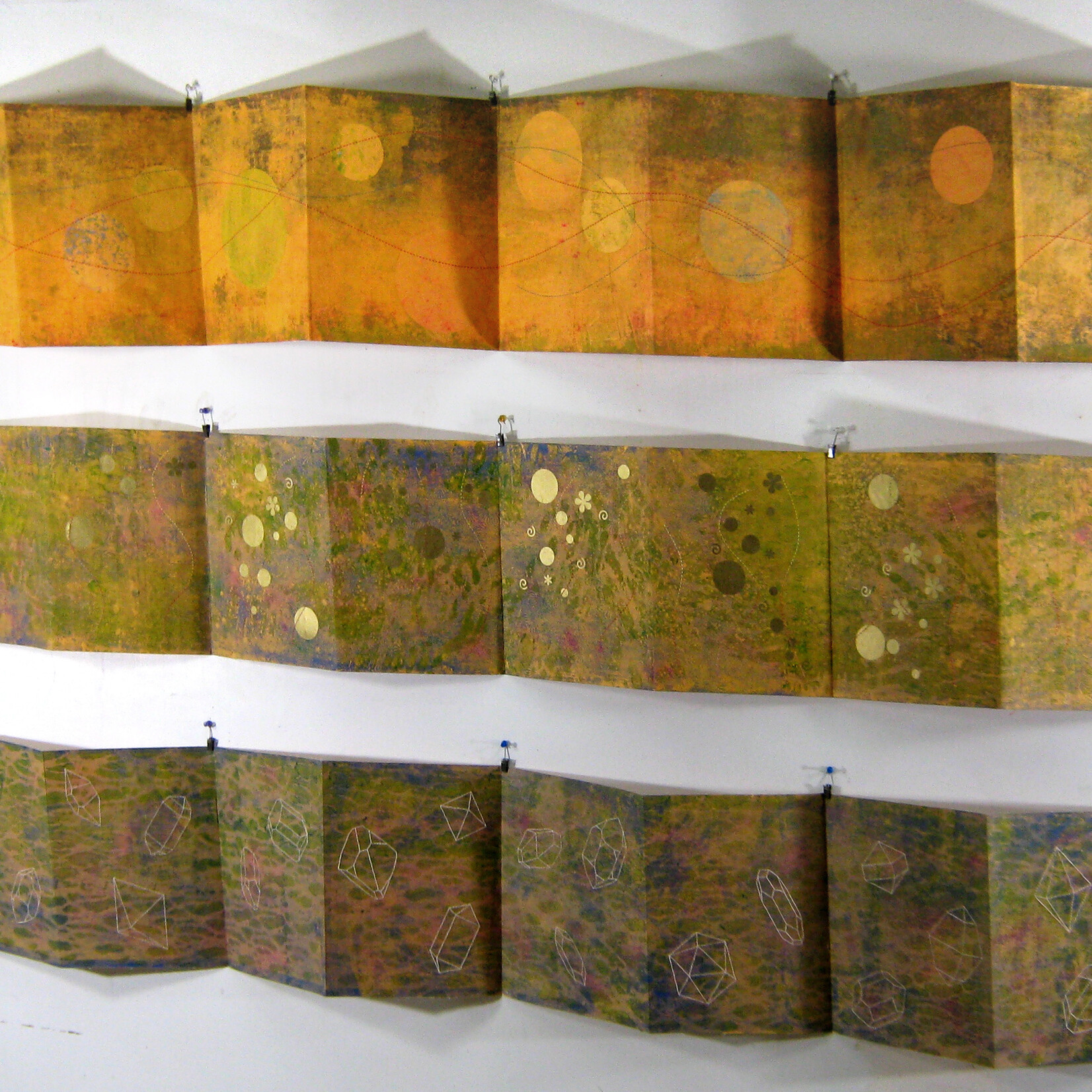 Pulp Fiction Mary Yordy Cosmos Trilogy 45 X 76 | Muse Gallery