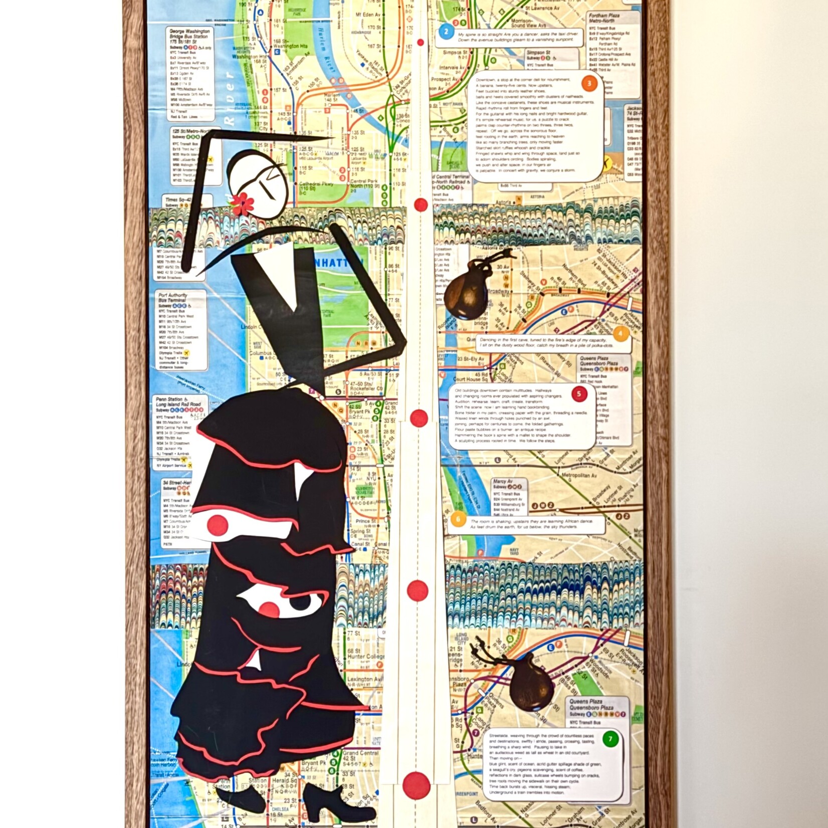 Pulp Fiction Sylvia Miller City Dance 19 x 46.25| Muse Gallery