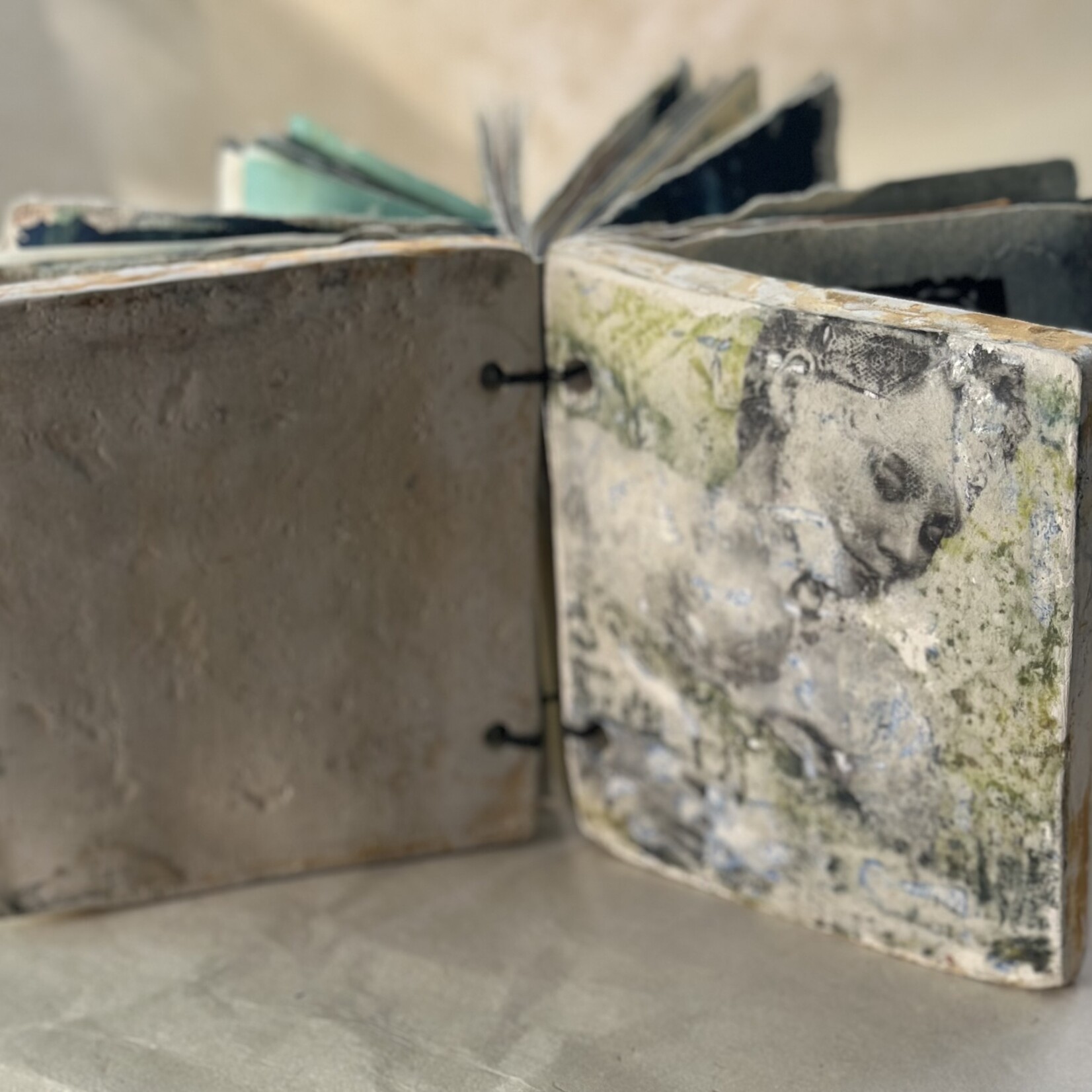 Pulp Fiction Catherine Cross Tsintzos Pulp Dreams, A Love Story 4 3/4" x 5 1/4" x 2 1/2"| Muse Gallery