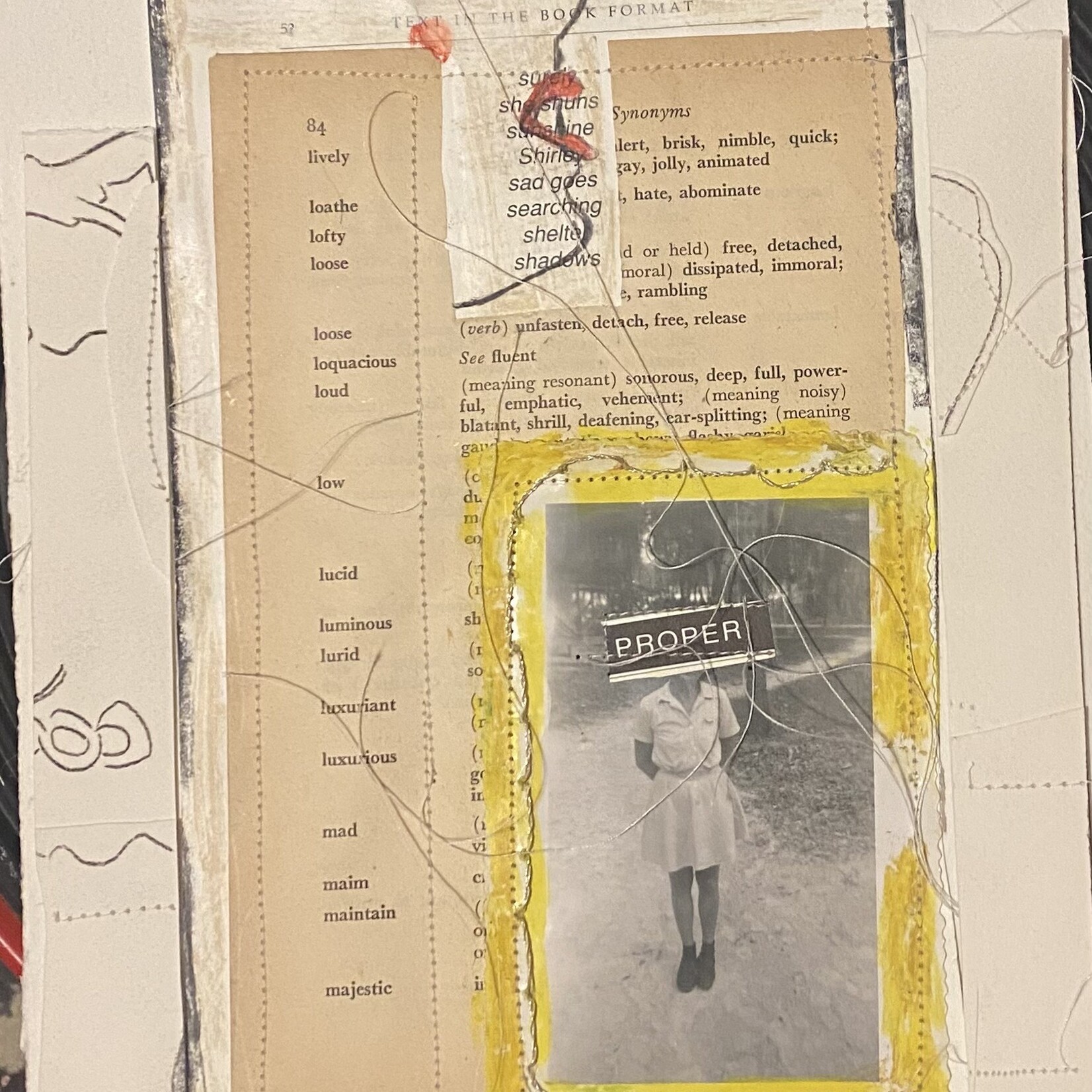 Pulp Fiction Jill Moffett Odd Girl Out 12 x 16| Muse Gallery