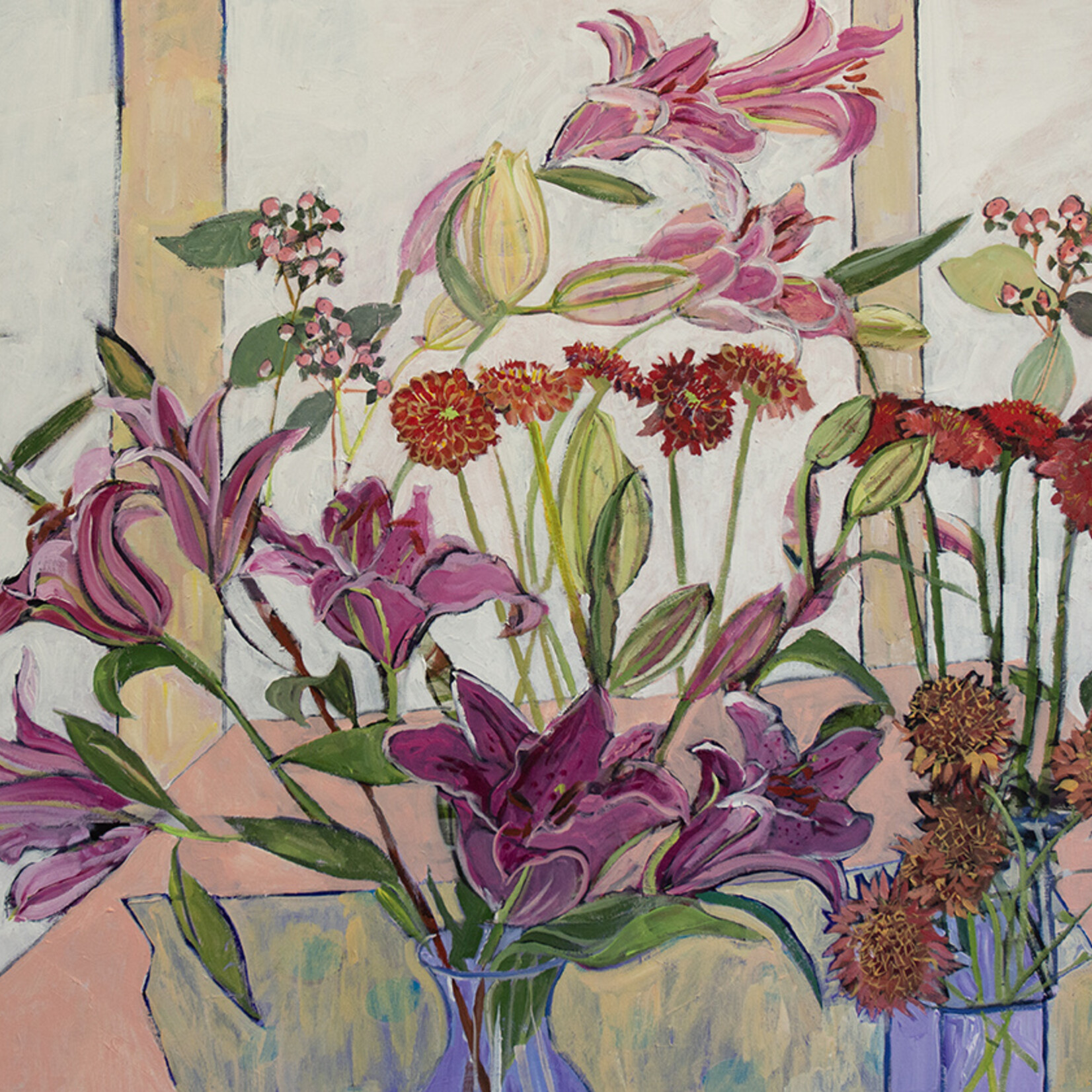 Lila Bacon | Flowers in the Breeze | 30 x 40 | Muse Gallery