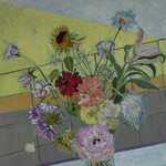 Lila Bacon | Out the Studio Window | 24 x 24 | Muse Gallery