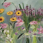 Lila Bacon | A New Development of Flowers | 48 x 60 | Muse Gallery