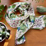 Joanna Massey Lelekacs  Bluefae Studios | Salamander Ephemeral Boho Silk Scarf | 10 x 45 | Muse Gallery