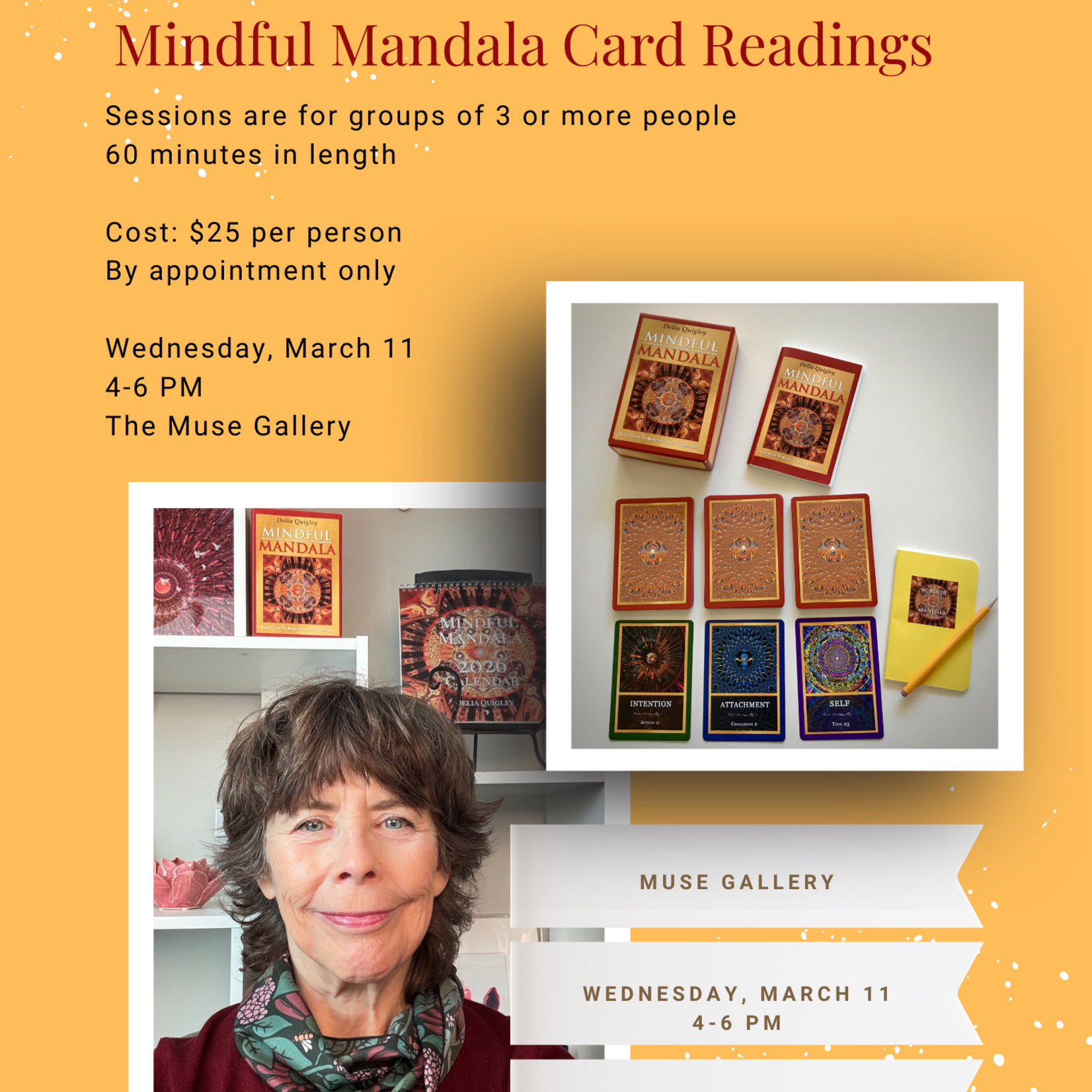 Delia Quigley Mindful Mandala Card Readings with Delia Quigley