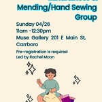 Mindfulness & Mending | Hand Sewing Group with Rachel Moon ( April  26th , 2026 )