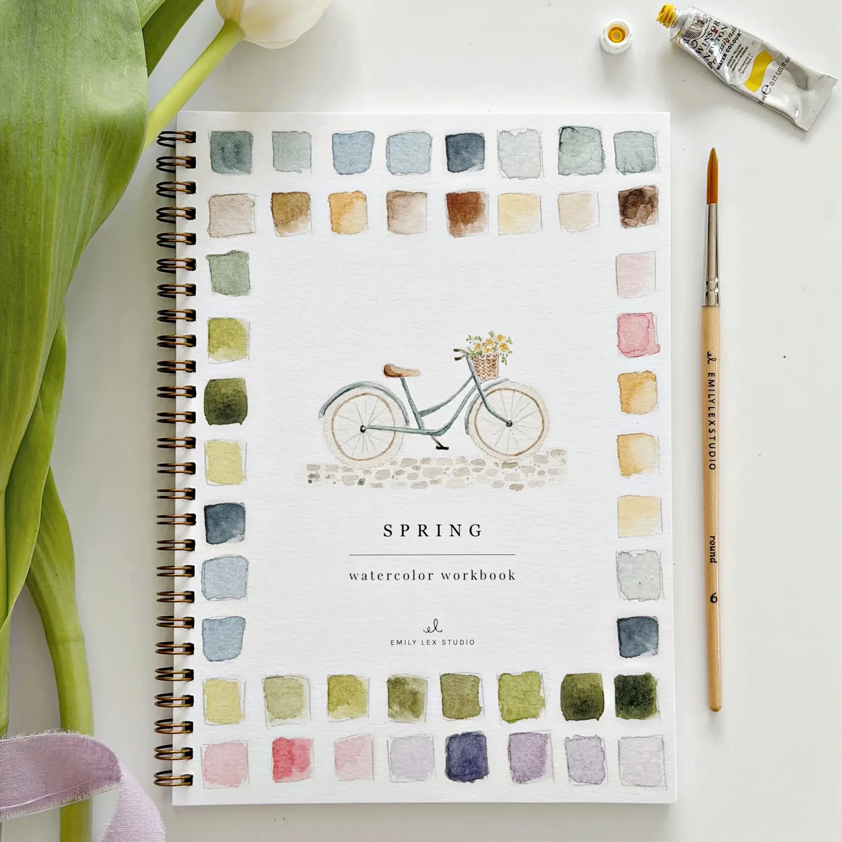 Emily lex studio Emily Lex studio spring watercolor workbook