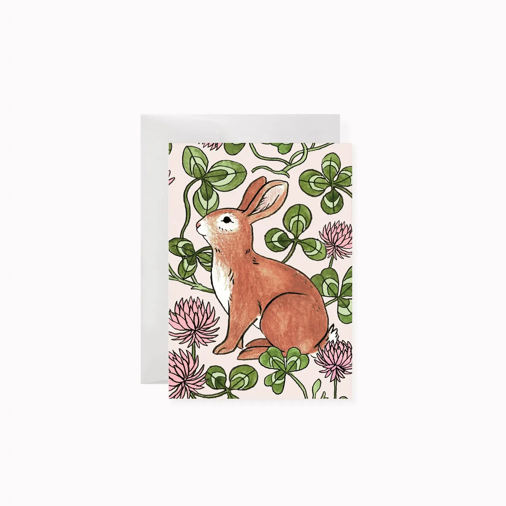 Botanica Paper Co Botanical Paper Co Bunny and Clover card