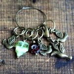 NNK Press NNK Press Stitch Marker Springtime Bird