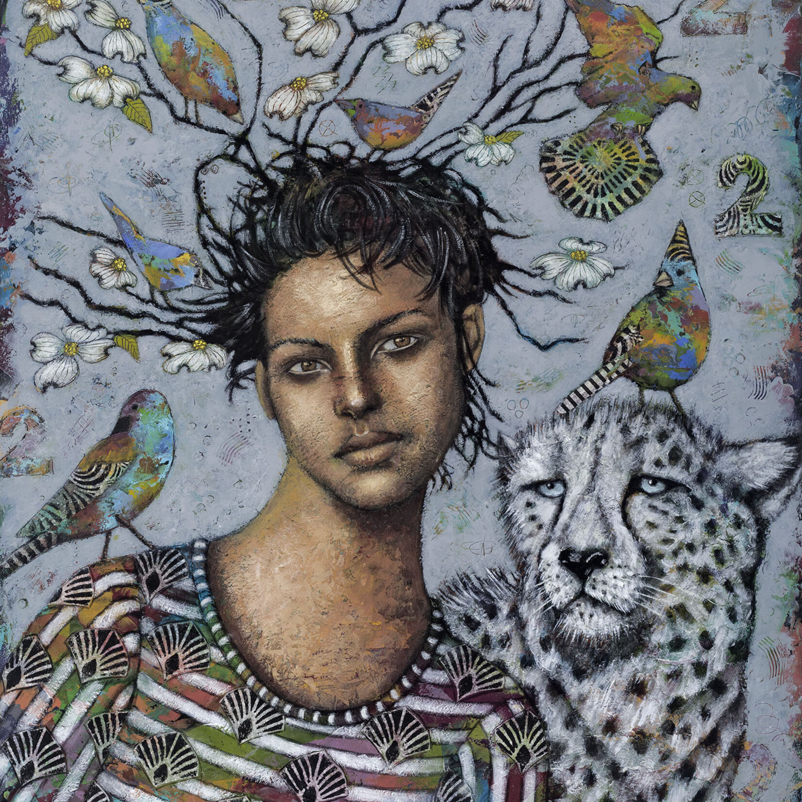 Sudie Rakusin , Longing for fulfillment, intuitive and fluid,  open to the possibilities of ‘Yes ,  24” h x 20” w , Muse Gallery