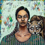Sudie Rakusin , Charming and sensuous, understands  true value and self-worth, creates safe space to heal ,  18” h x 18” w , Muse Gallery