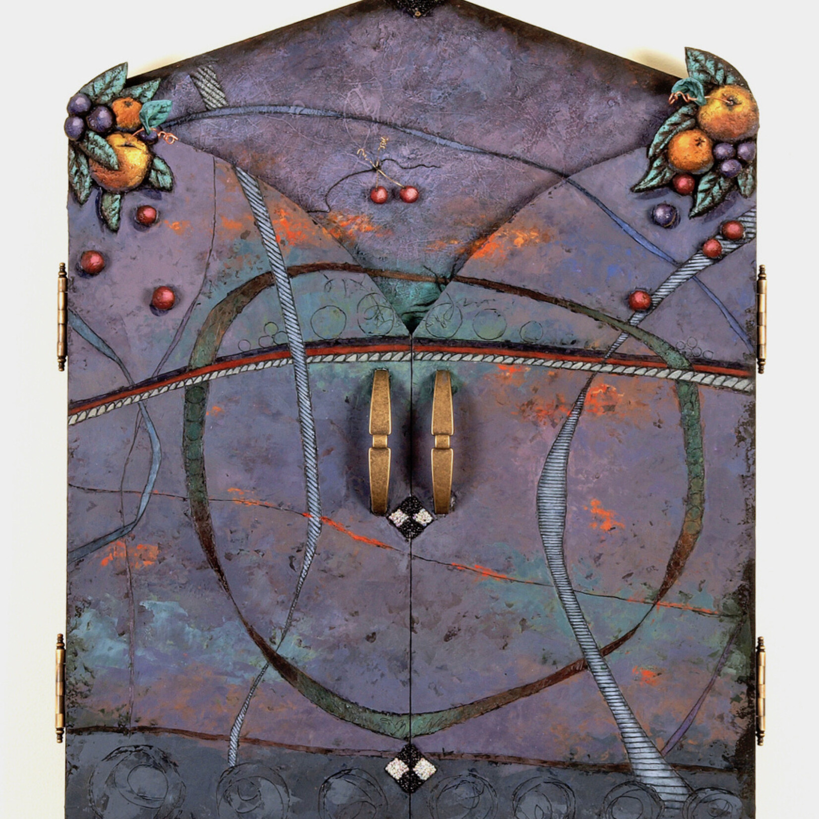 Sudie Rakusin , Time moves in one direction memory in another , 31.5" h x 2.5" d x 36.75" w , Muse Gallery