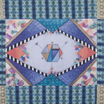 Sudie Rakusin , Cottage Garden Tablecloth/Wall Hanging Sudie Rakusin Design 60" w x 80" h , Muse Gallery