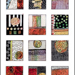 Sudie Rakusin , Grid Two ,  20" w x 26" h , Muse Gallery
