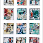 Sudie Rakusin , Grid Five , 17" w x 21" h , Muse Gallery