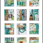 Sudie Rakusin , Grid Six , 20" w x 26" h , Muse Gallery