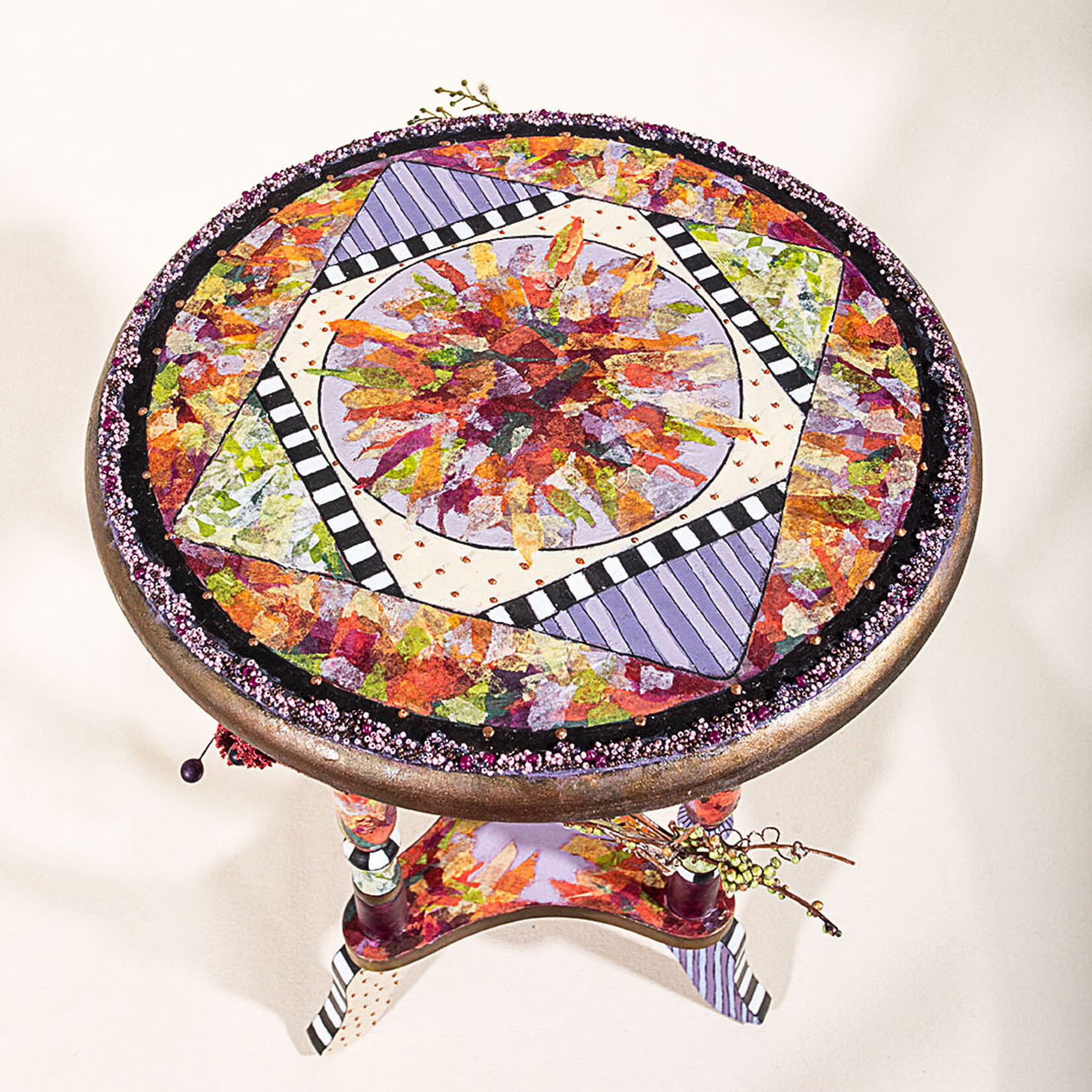 Sudie Rakusin , High Tea Table ,  30"h x 12" , Muse Gallery