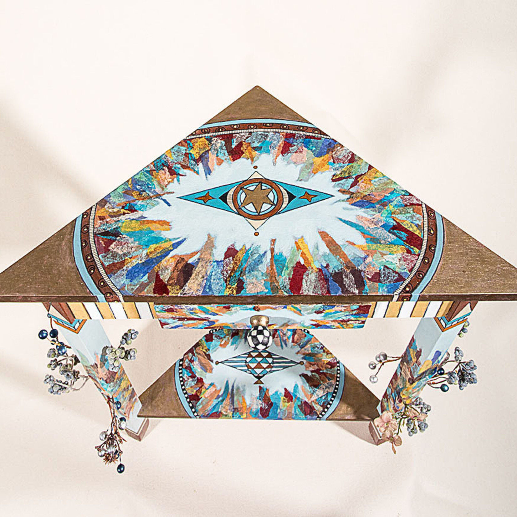 Sudie Rakusin , Sweet Basil and Thyme Table ,  24" h + 20" x 14" x 14" , Muse Gallery