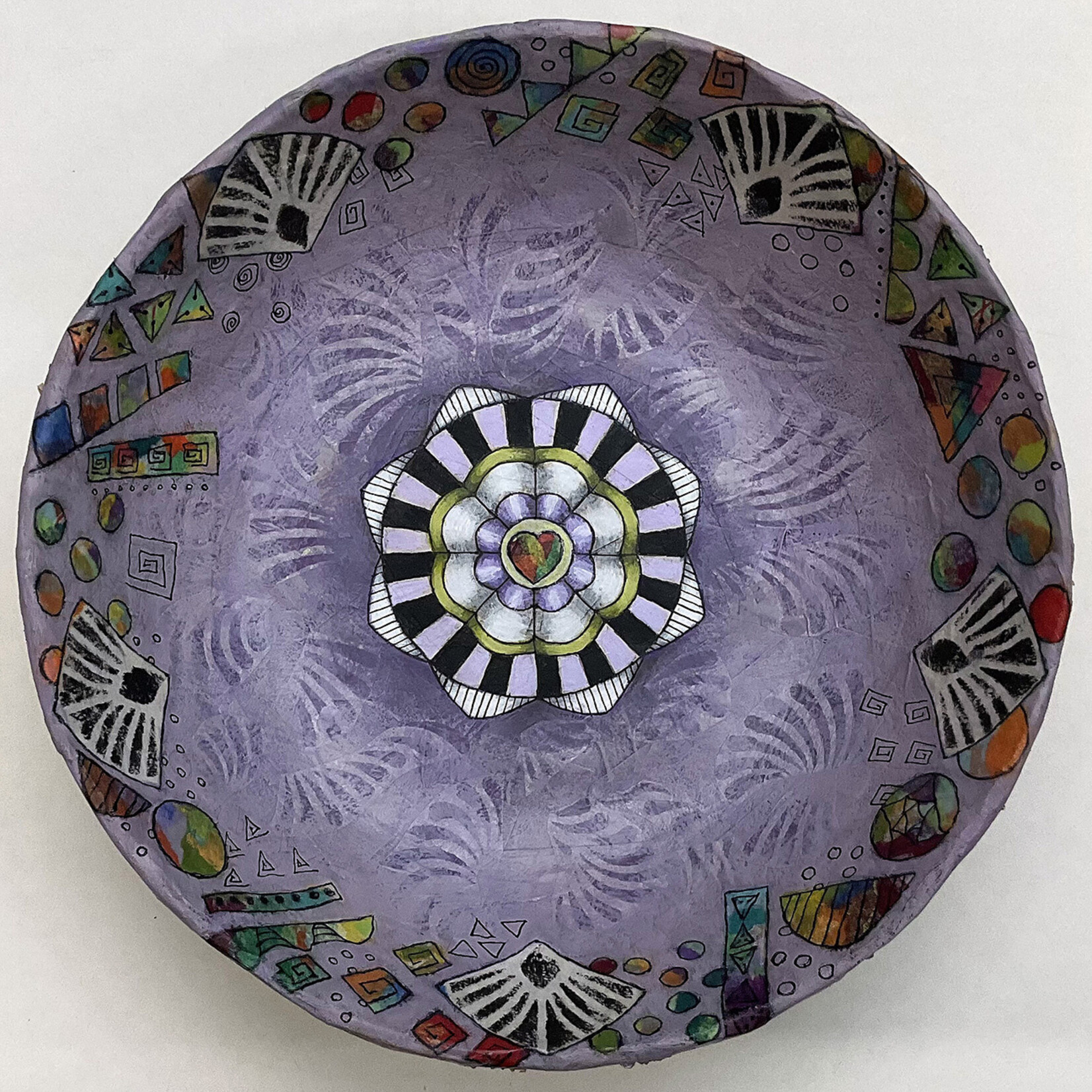 Sudie Rakusin , Heart Bowl No.7 ,  9" d x 3" h , Muse Gallery