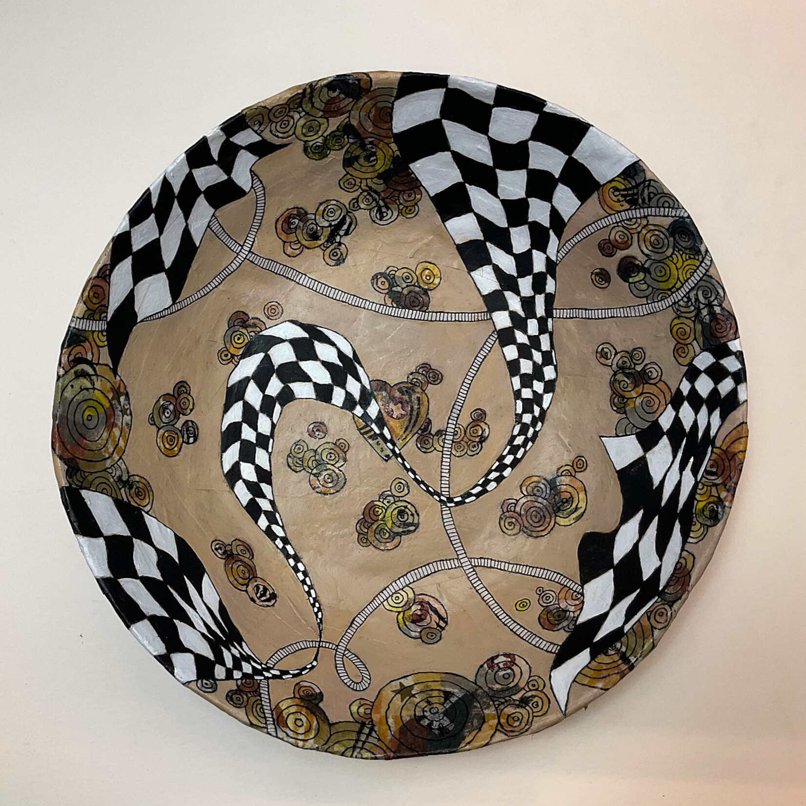 Sudie Rakusin , Heart Bowl No.15 ,  9" d x 3" h , Muse Gallery