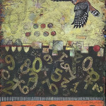 Sudie Rakusin , Each number vibrates with its own particular essence; the underlying vocabulary of the Universe’ 1 Diptych – Right ,  30” h x 24” w , Muse Gallery