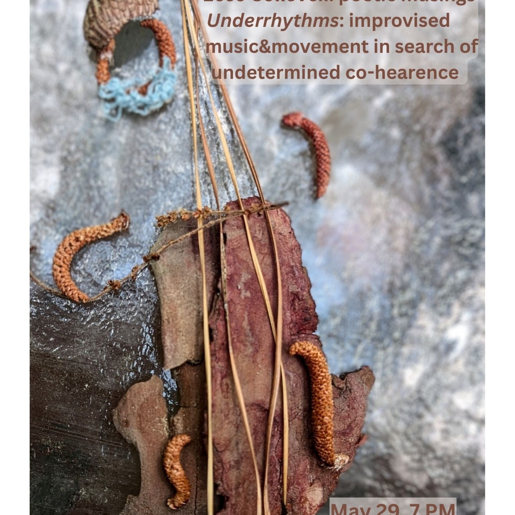 Underrythms, Ecce Chelovek: Improvised Music, Movement, and Poetry with Daniel Levin, Irina Kruchinina. (May 29th, 7pm)