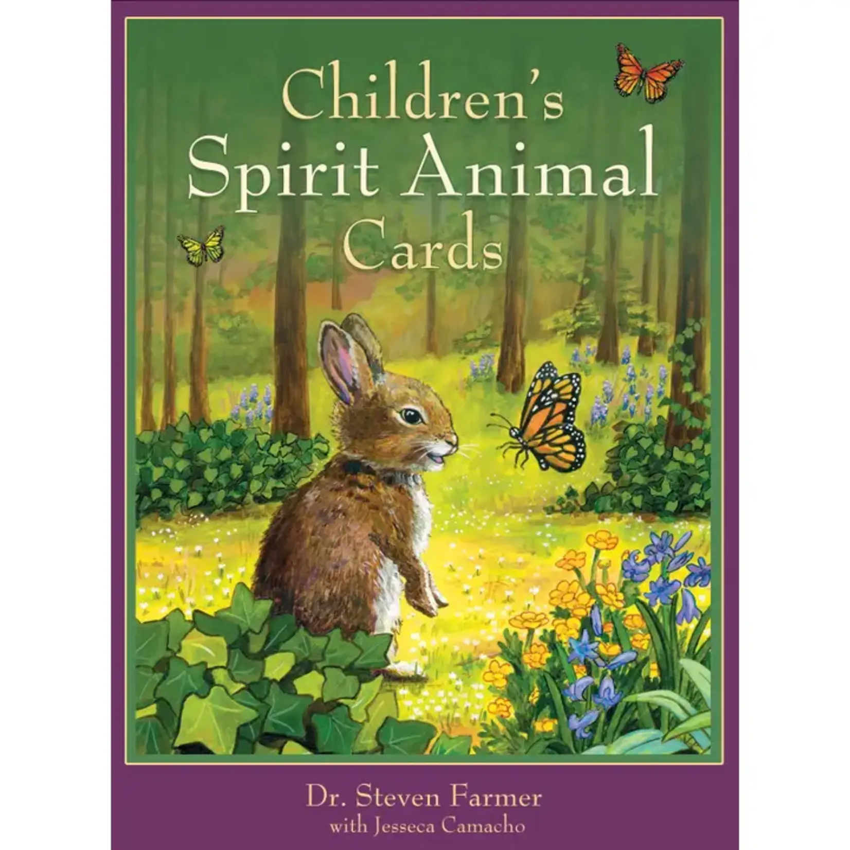 Satiama Publishing Satiama Publishing Children’s Spirit Animal Cards By Dr. Steven Farmer Velvet Bag