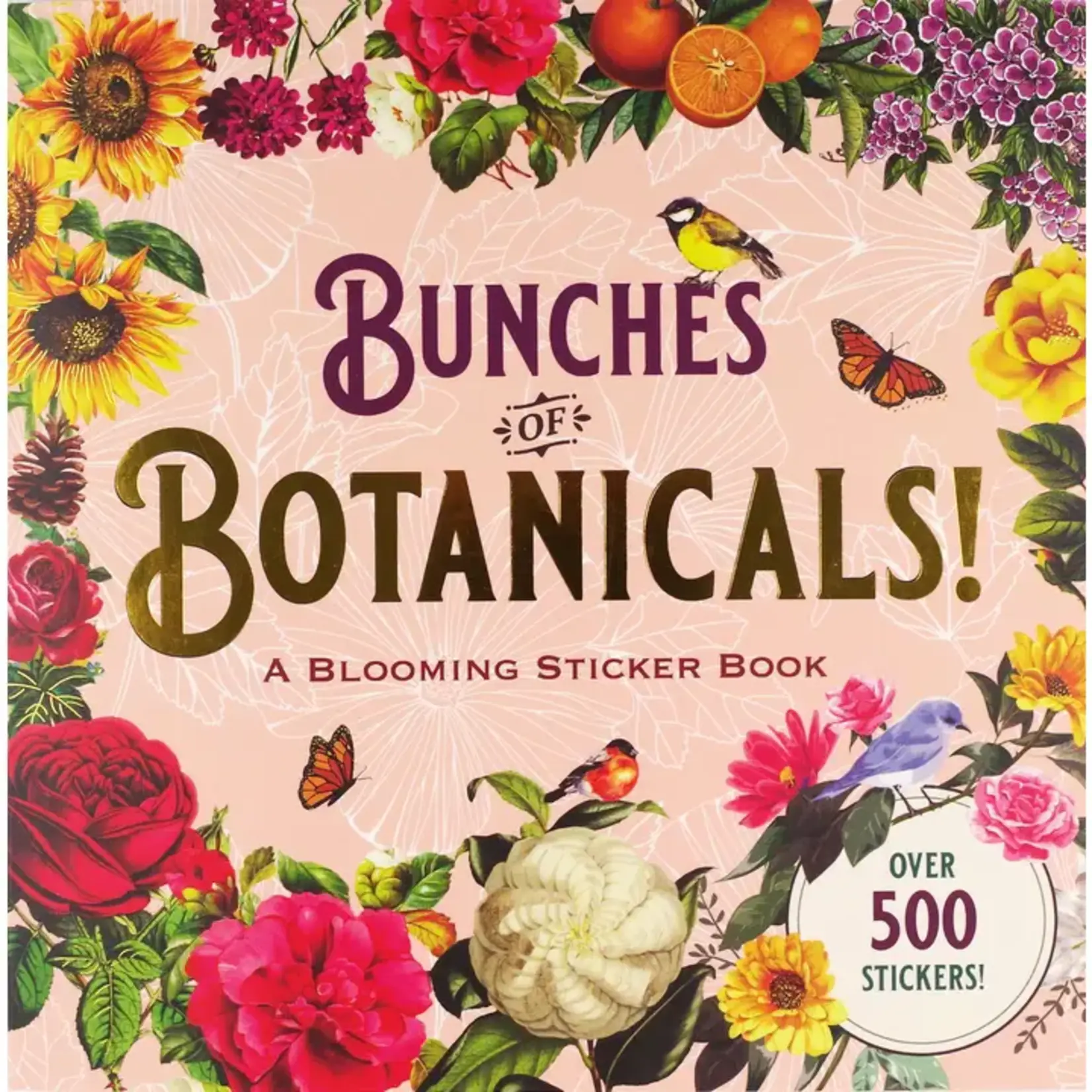 Peter Pauper Peter Pauper Bunches of Botanicals Sticker Book