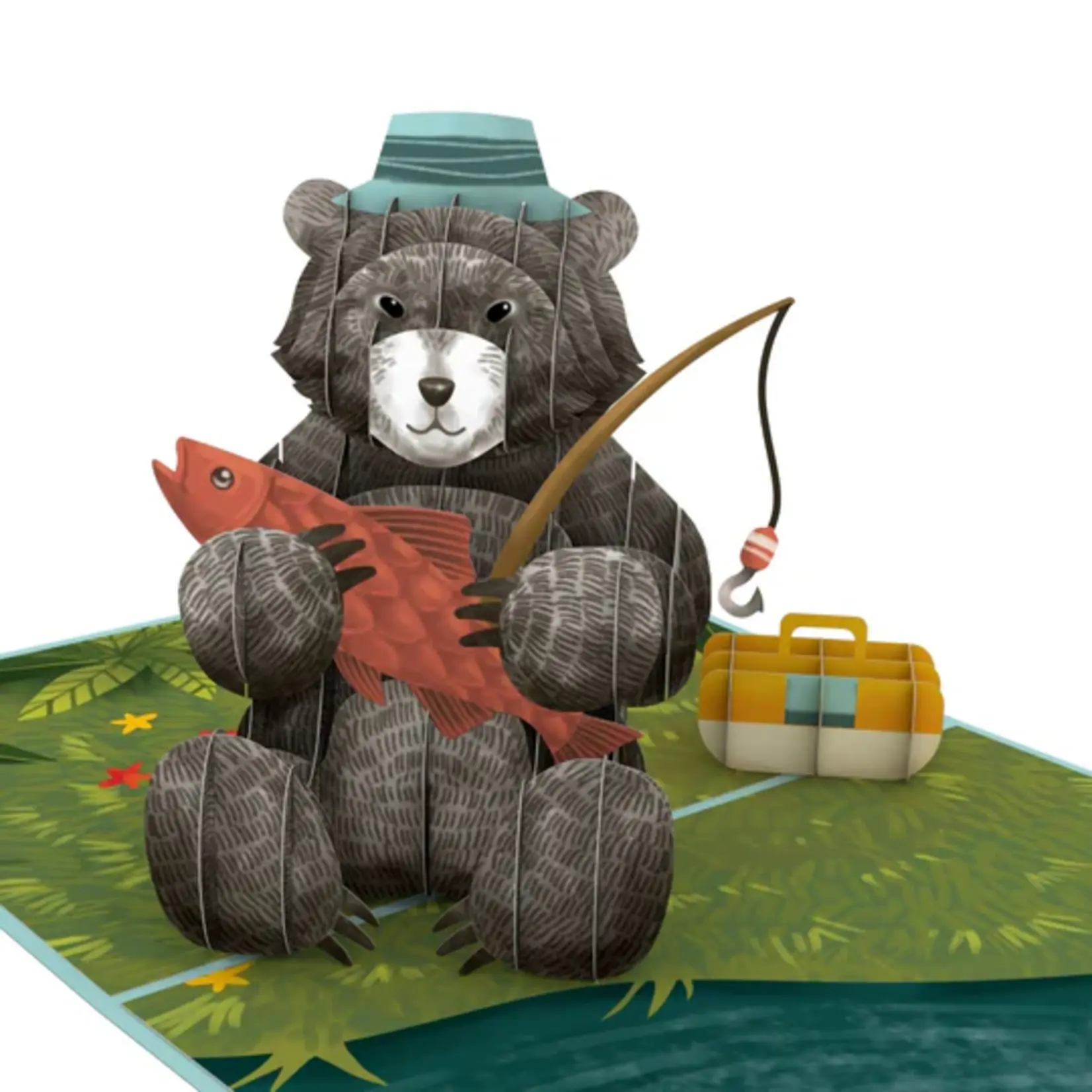 LovePop LovePop Father's Day Fishing Bear
