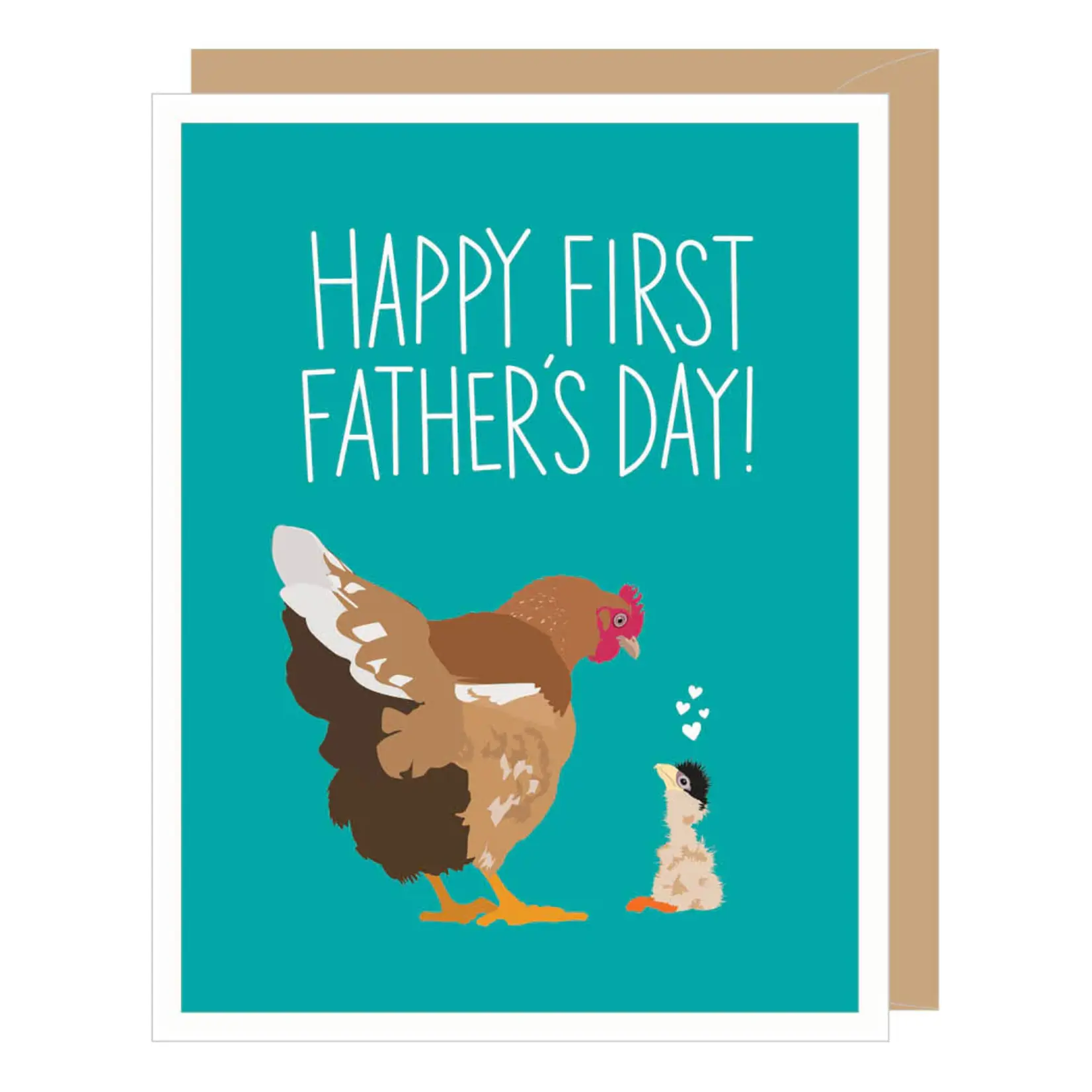 Apartment 2 Cards Apartment 2 Cards Rooster + Chick First Father's Day Card