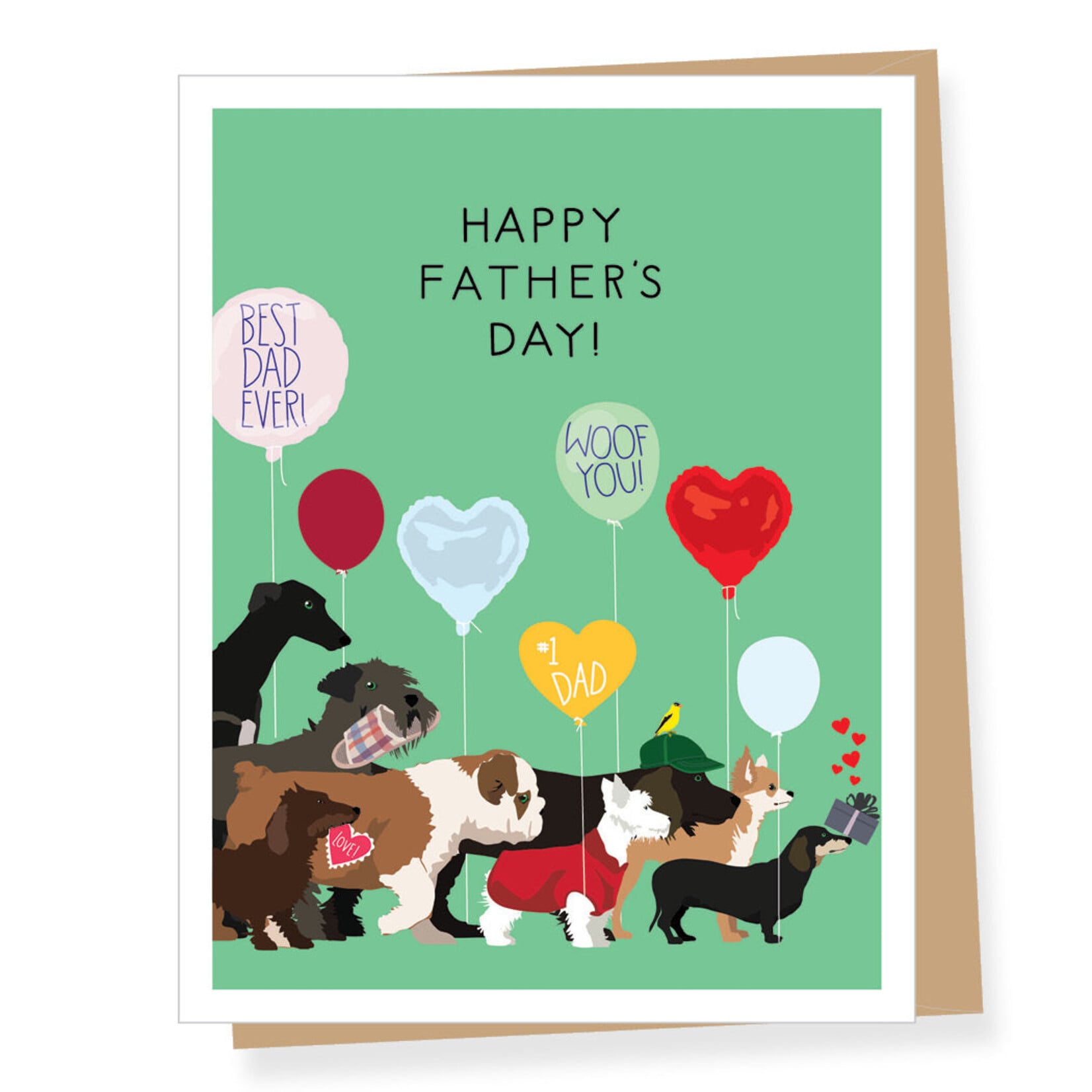 Apartment 2 Cards Apartment 2 Cards Dogwalk Dad Father's Day Card