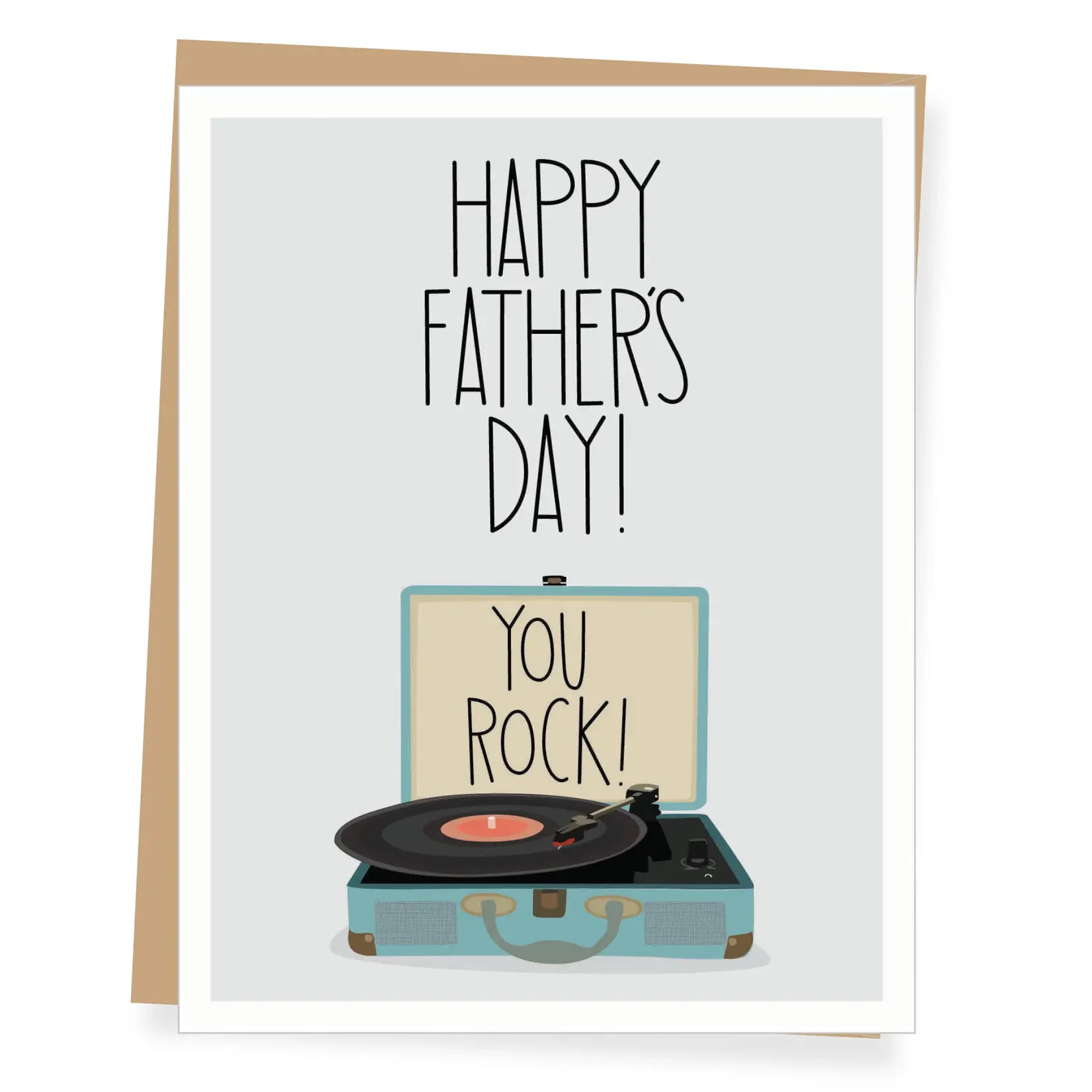 Apartment 2 Cards Apartment 2 Cards You Rock Vinyl Record Father's Day Card