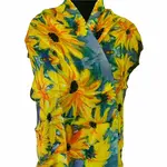 Nina J Nina J Joyous Sunflowers Cotton Scarf