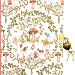 Peter Pauper Peter Pauper locket enchanted forest journal