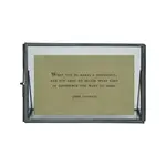 Sugarboo Zinc Standing Horizontal Picture Frame AC336 6" X 4"