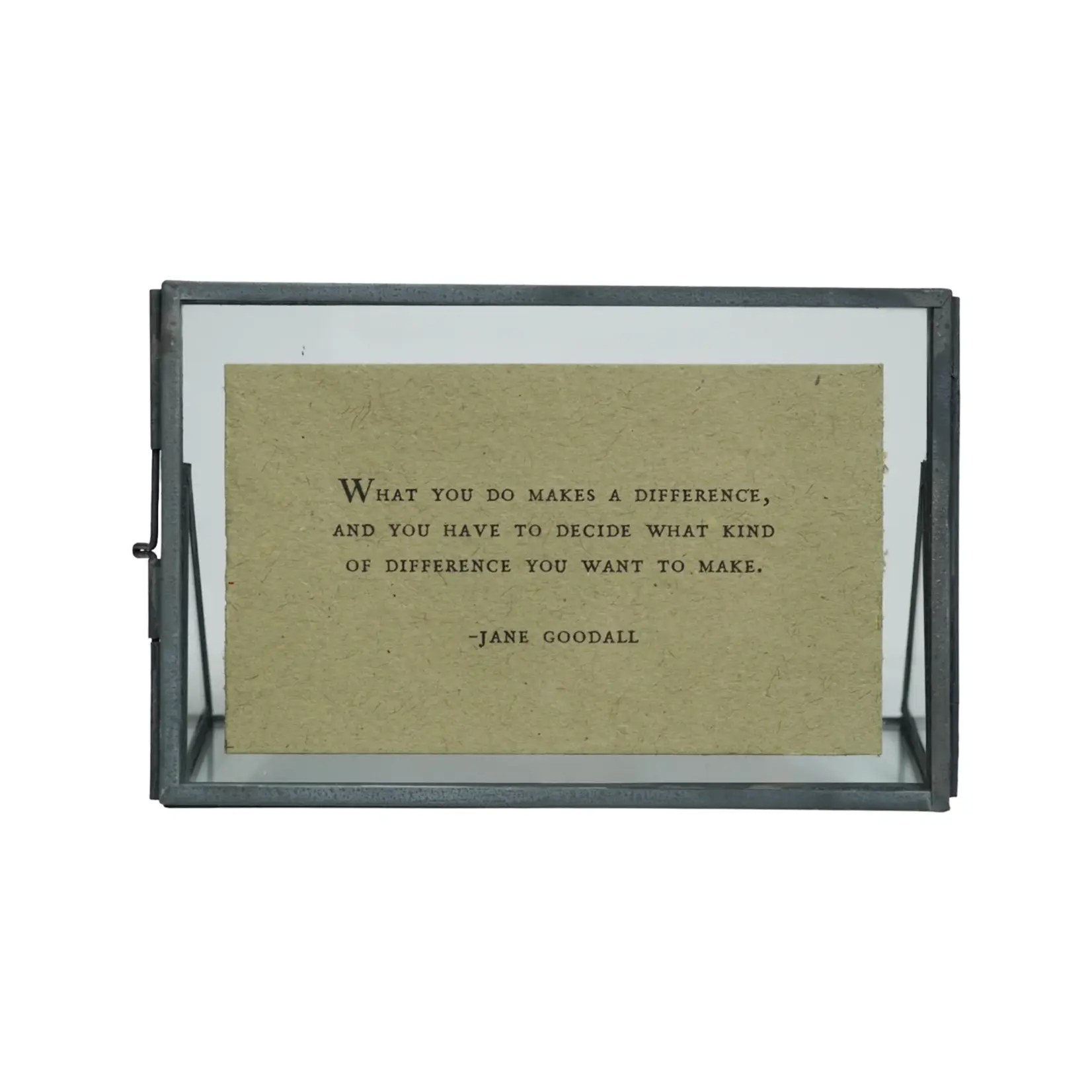 Sugarboo Zinc Standing Horizontal Picture Frame AC336 6" X 4"