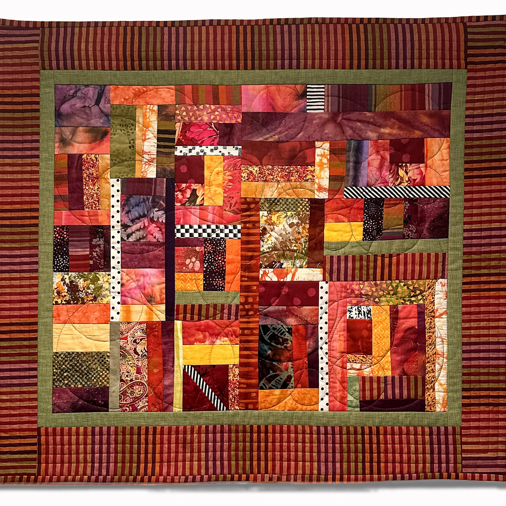 Ellen Fisher , Autumn Improv , 27 w x 24 h | Muse Gallery